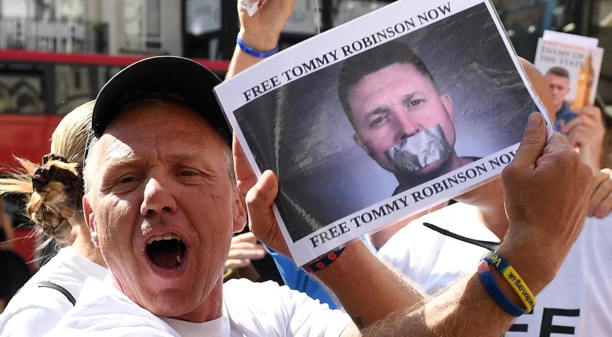 Wielka Brytania: Tommy Robinson zwolniony z więzienia