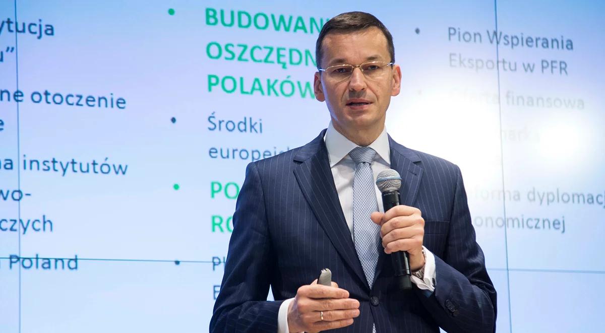 Wicepremier Morawiecki: deficyt budżetowy w tym roku może być o kilka mld zł niższy od dopuszczonego w tegorocznej ustawie