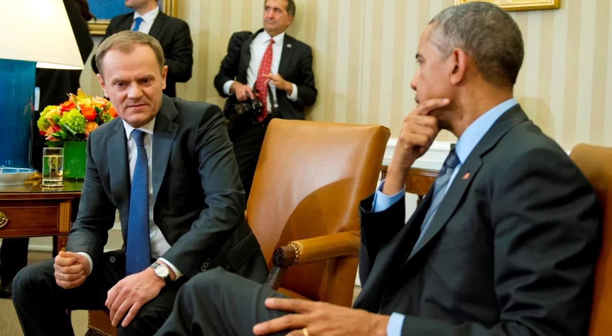 Donald Tusk u Baracka Obamy o Ukrainie. "Rosja stara się rozbić jedność Zachodu"