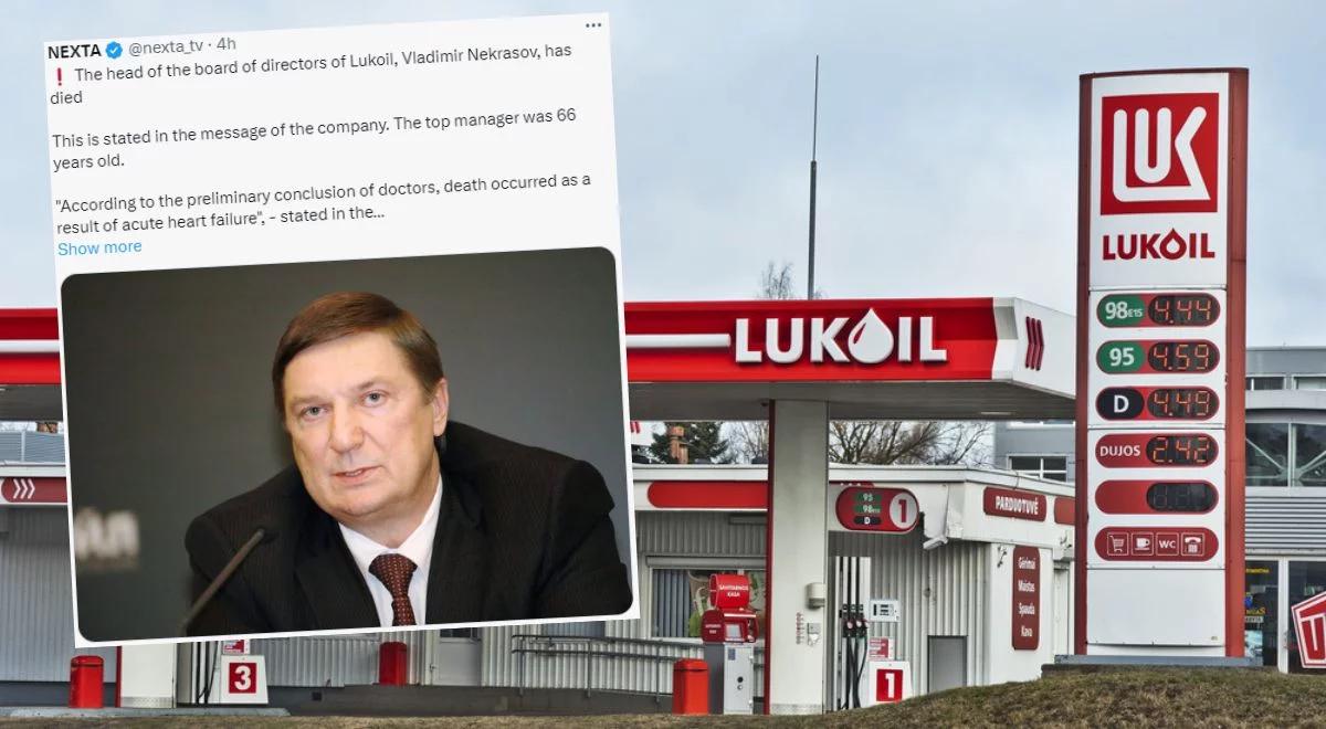 Kolejny tajemniczy zgon w Rosji. Nie żyje prezes Łukoilu. Jego poprzednik wypadł z okna zaledwie kilka miesięcy temu