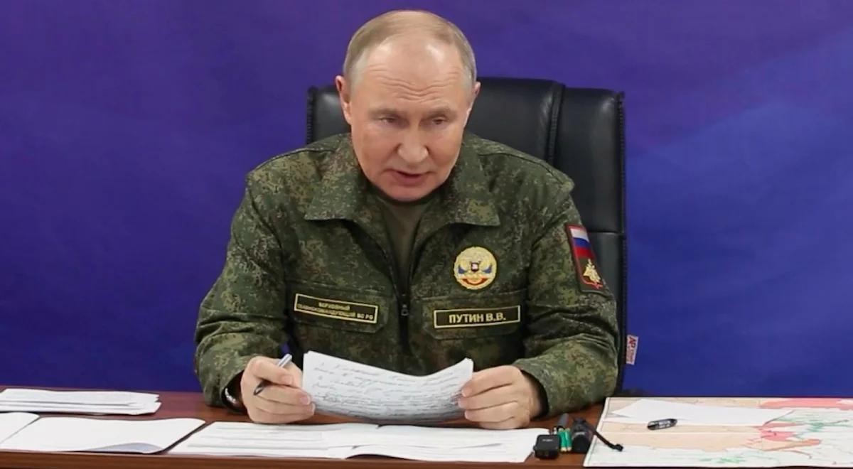 Putin był w punkcie dowodzenia. Jest przeświadczony o rosyjskich sukcesach