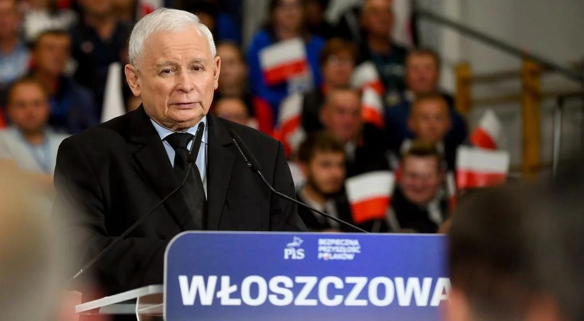 #BezpiecznaPolska. Prezes PiS: partia Tuska to partia niemiecka, a nie polska