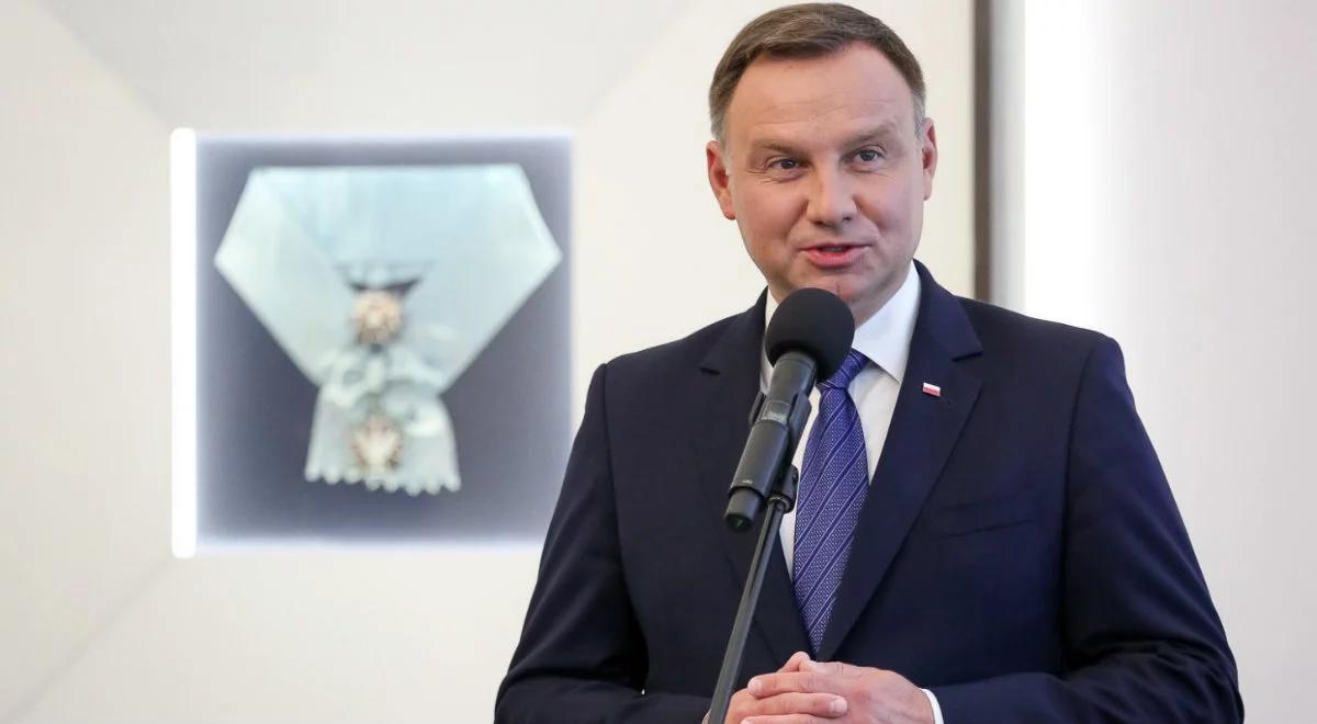 Prezydent Andrzej Duda: 25 osób otrzyma pośmiertnie Order Orła Białego