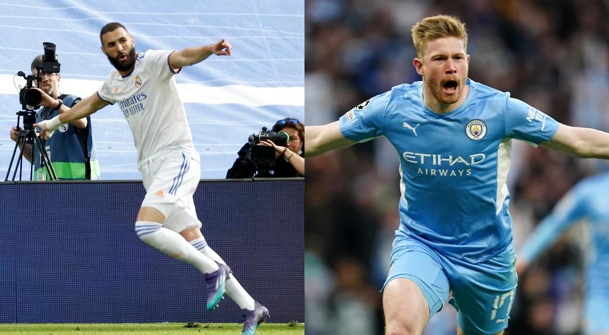 Liga Mistrzów: Real - City.  Walka o finał i Złotą Piłkę? Benzema i De Bruyne muszą znów błysnąć 