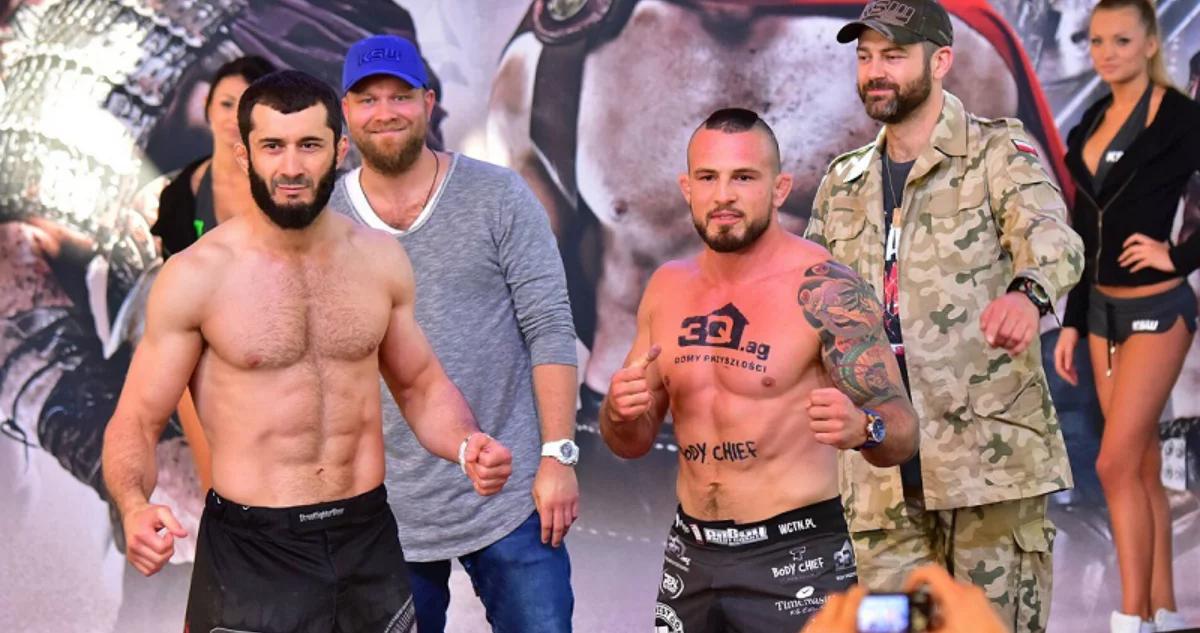 KSW 39: wyniki ważenia. Kłopoty rywala Damiana Janikowskiego