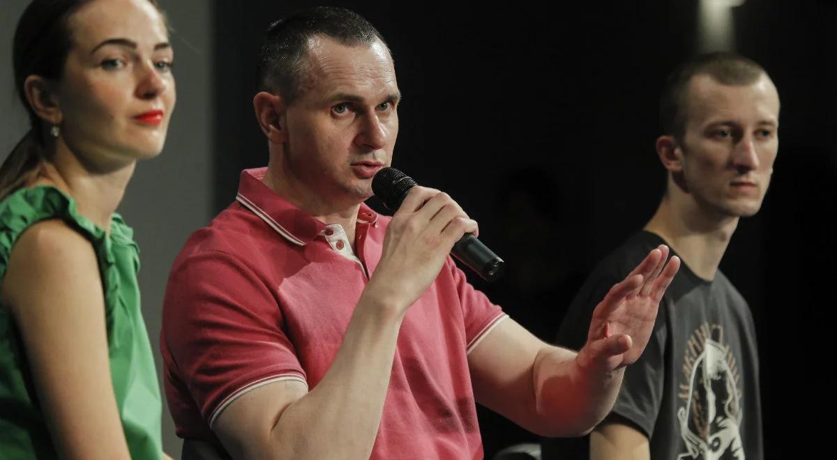Ołeh Sencow na konferencji prasowej: będę walczył o uwolnienie więźniów w Rosji