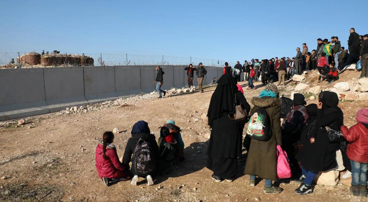 Konflikt w Syrii. Zwiększa się liczba uchodźców z prowincji Idlib