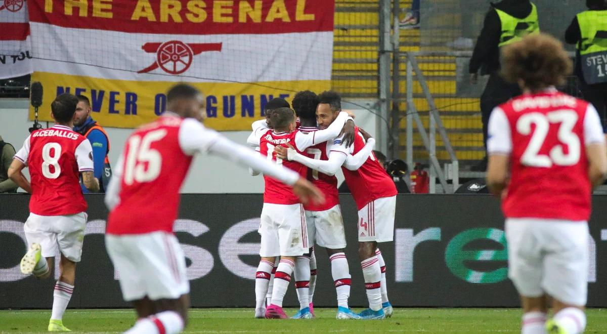 Liga Europy: wysoka wygrana Arsenalu we Frankfurcie. Lazio poległo w Rumunii 