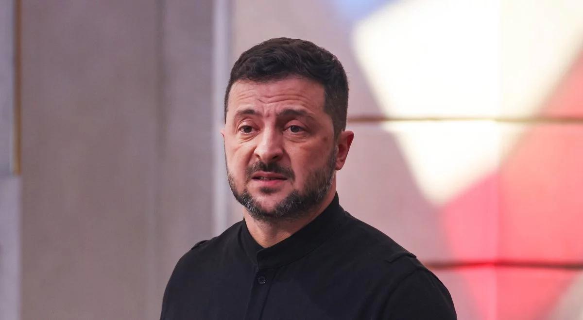 Zełenski: co najmniej 8 dronów było wymierzonych w Polskę