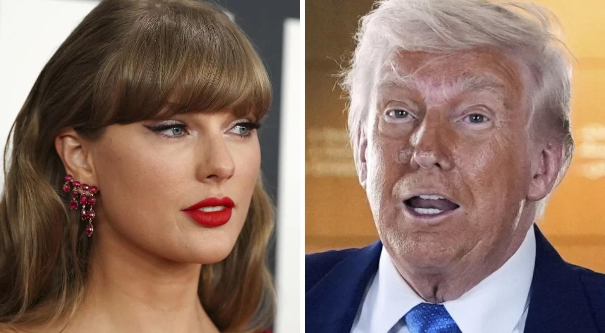 Donald Trump szydzi z Taylor Swift: nie jest już "gorąca"