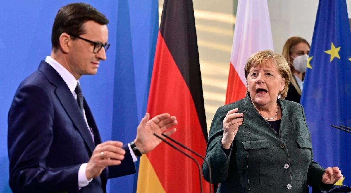 "Wina Polski?" Burza po słowach Angeli Merkel. Morawiecki reaguje