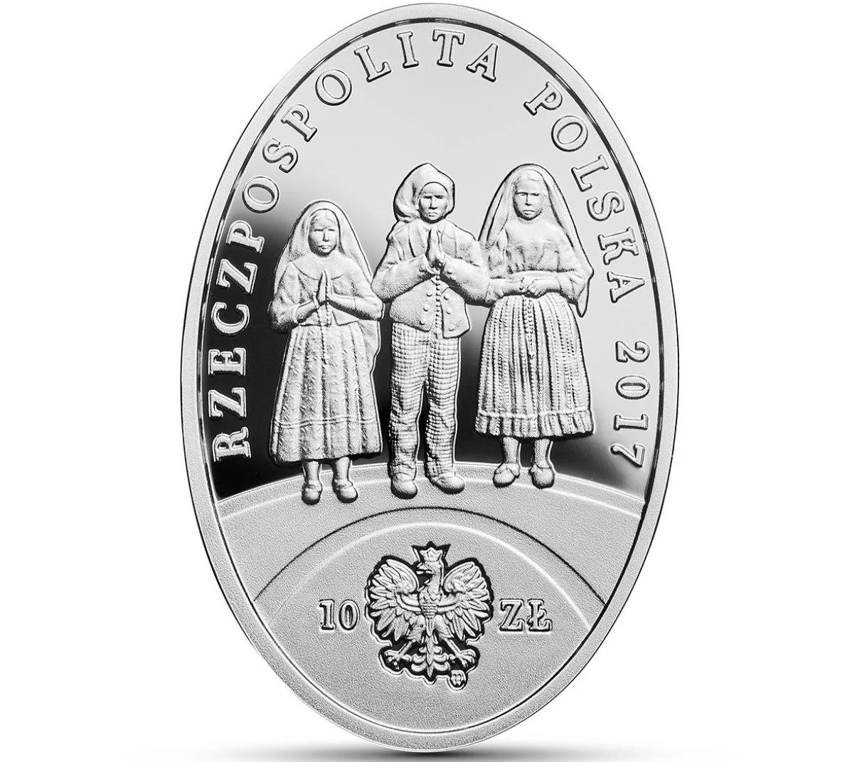 Nowa moneta kolekcjonerska NBP: „100-lecie objawień fatimskich”