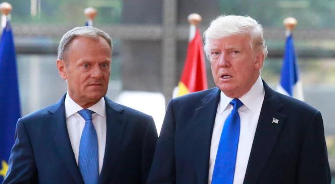 Donald Trump spotkał się z unijnymi przywódcami w Brukseli
