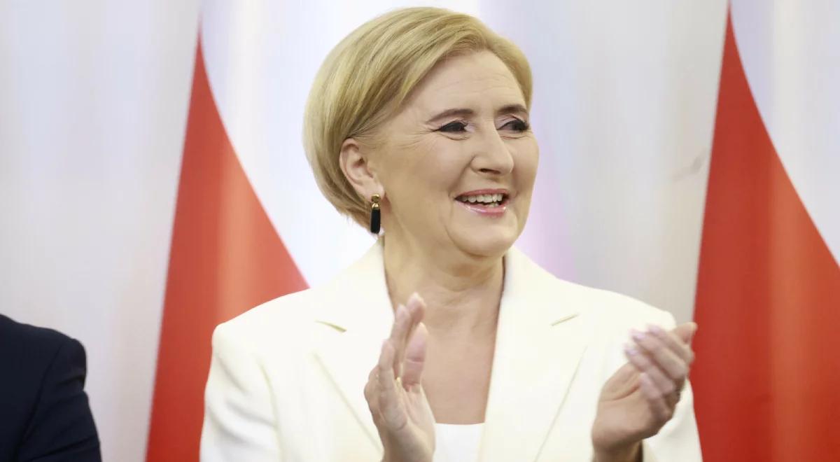 Agata Kornhauser-Duda pożegnała się z kancelarią. "Jesteśmy wolni, możemy iść"