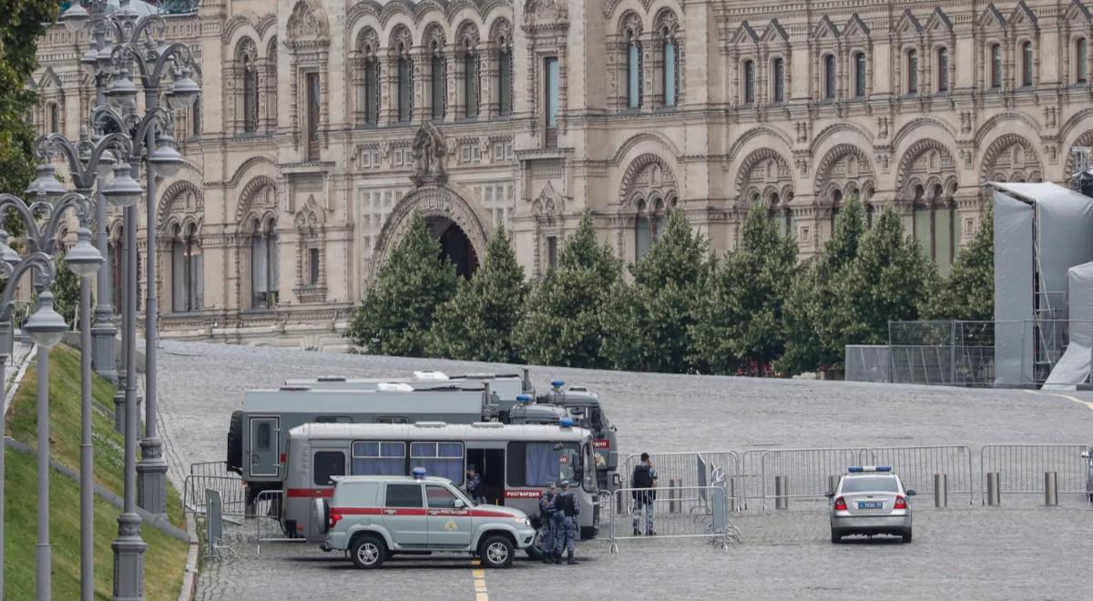 Czeczeńscy żołnierze zostali rozmieszczeni w Moskwie. Mieli bronić miasta przed wagnerowcami