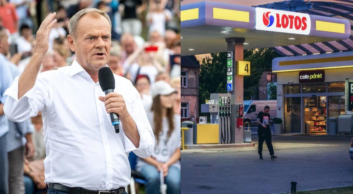 Tusk chciał sprzedać Lotos. Spółkę uratowała inicjatywa obywatelska