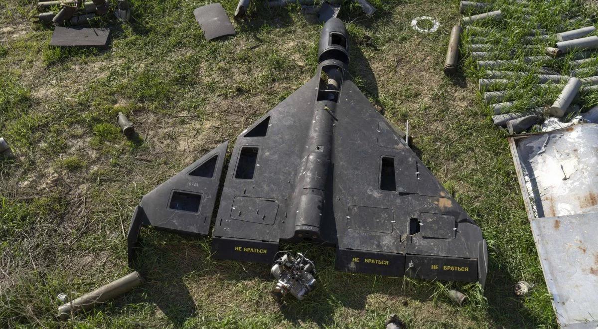 Dron z Rosji rozbił się na Białorusi. Leciał w stronę Ukrainy
