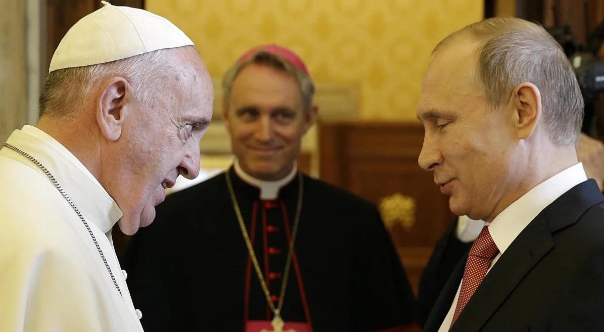 Papież apeluje do Putina o wysiłek na rzecz pokoju na Ukrainie 