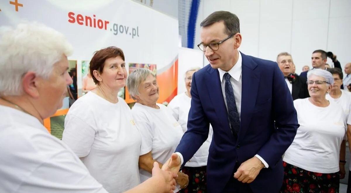 Premier: nasze realne działania oznaczają lepszą jakość życia milionów seniorów