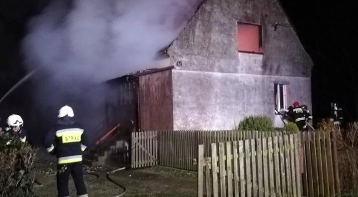 Pożar domu na Dolnym Śląsku. Strażacy znaleźli ciało mężczyzny