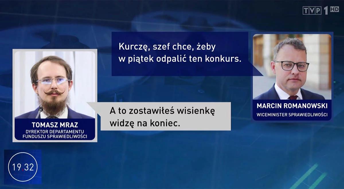 Taśmy Mraza i Fundusz Sprawiedliwości. TVP Info ujawniło nagrania