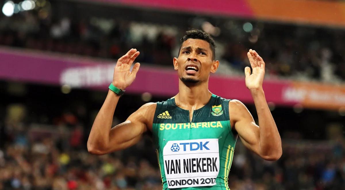 Rekordzista świata zakażony koronawirusem. Wayde van Niekerk odwołał start w mityngu 