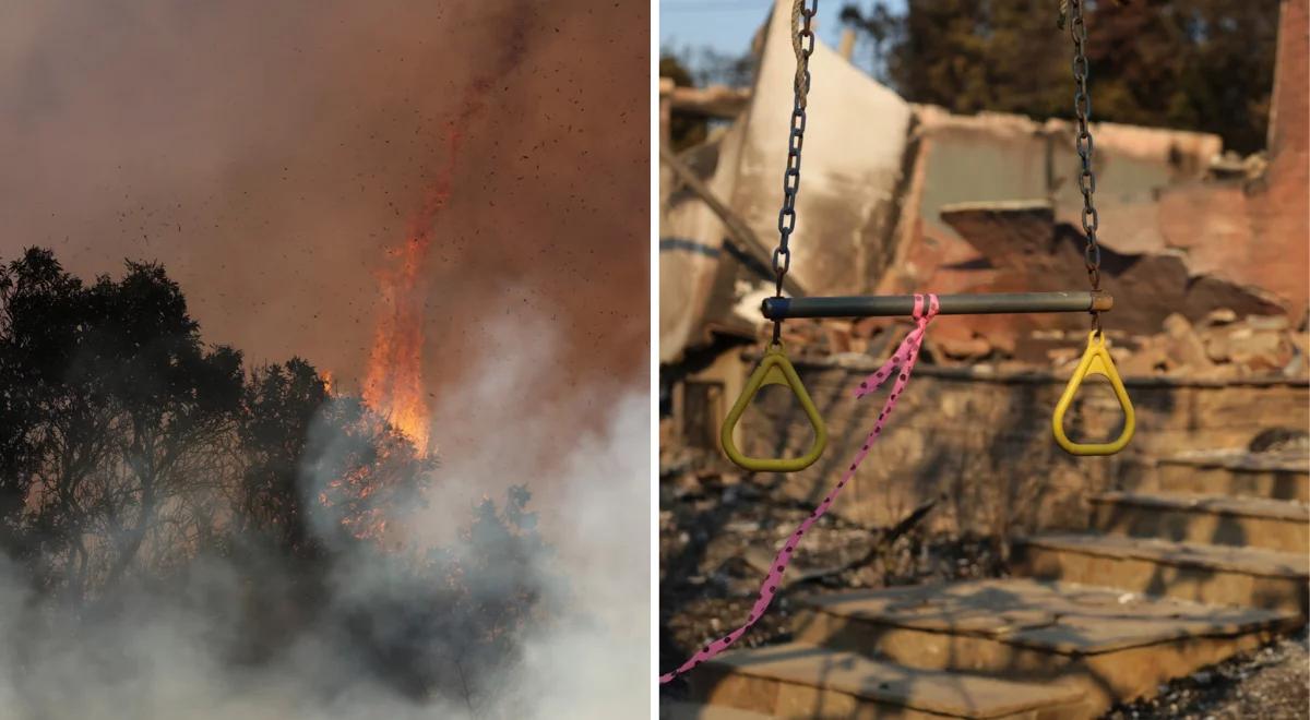 Pożary dewastują Los Angeles. Nowy, tragiczny bilans ofiar