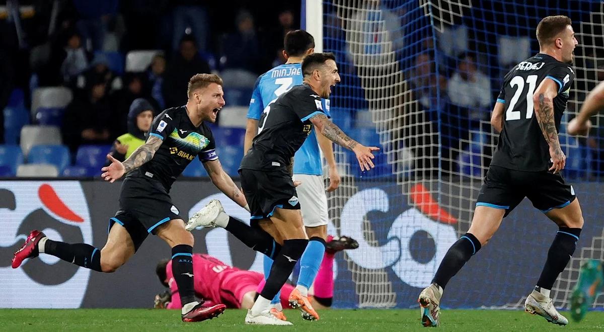 Serie A: sensacja w Neapolu. Fantastyczny strzał Vecino dał trzy punkty Lazio