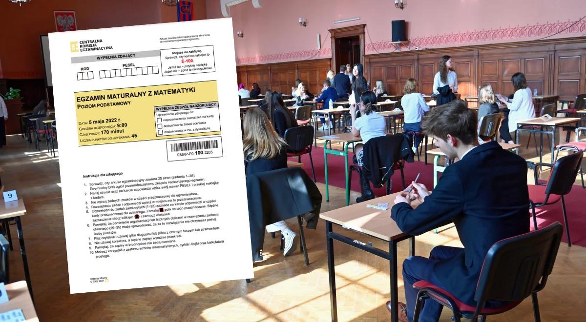 Matura 2022 z matematyki [ARKUSZE EGZAMINACYJNE]