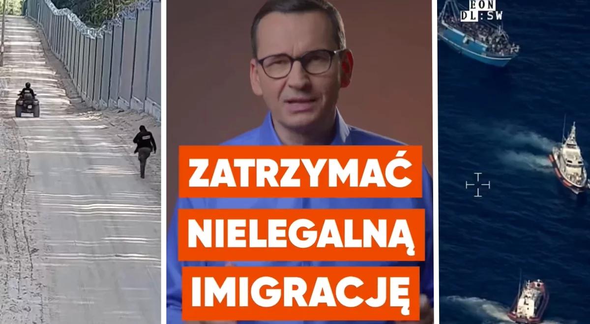 "Granice Polski i Europy są atakowane." Premier Morawiecki: mamy plan jak zatrzymać nielegalną migrację