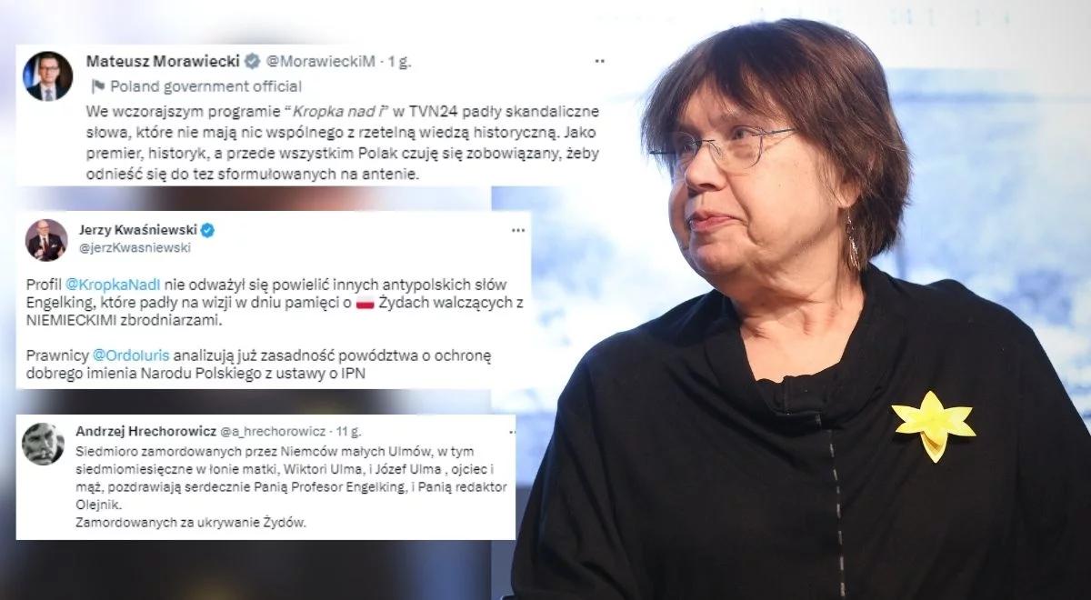 Burza po wypowiedzi Engelking. "Słowa pełne ojkofobii, antypolonizmu i zwykłego draństwa"
