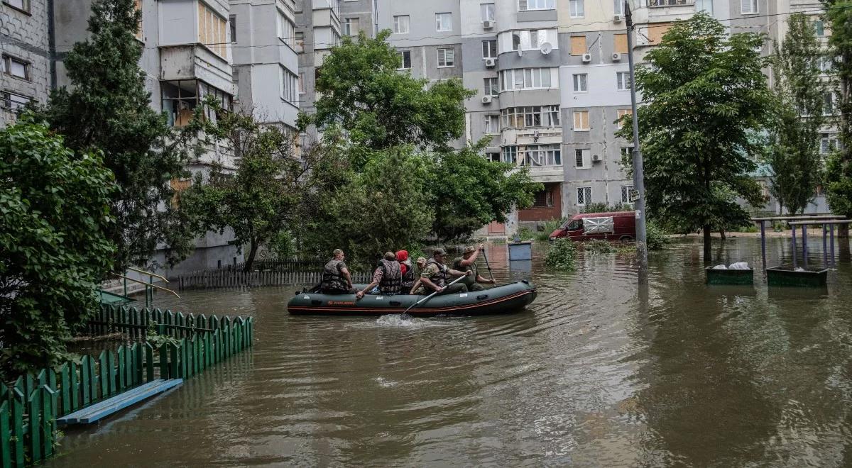 Wysadzenie tamy na Dnieprze. Spadł poziom wody w Zbiorniku Kachowskim