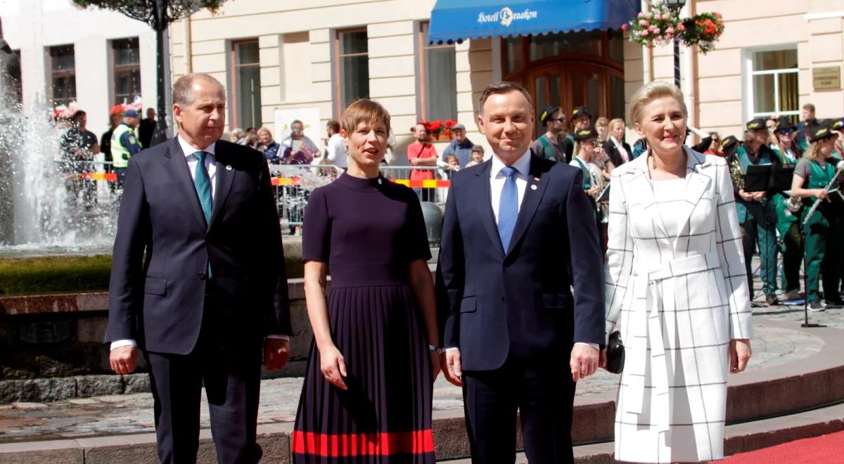 Wizyta prezydenta w Estonii. "Ważne jest wspólne stanowisko ws. wzmocnienia wschodniej flanki NATO"