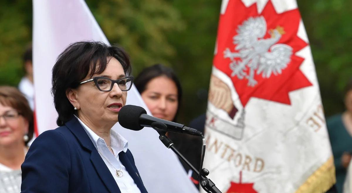 "Tylko gdy współdziałamy, możemy zwyciężyć". Elżbieta Witek złożyła kwiaty na polskim cmentarzu w Kanadzie