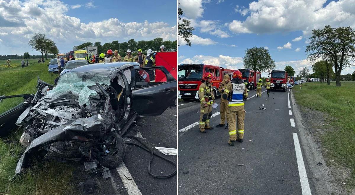Tragedia w Strzelcach. Kobieta nie przeżyła zderzenia z więźniarką
