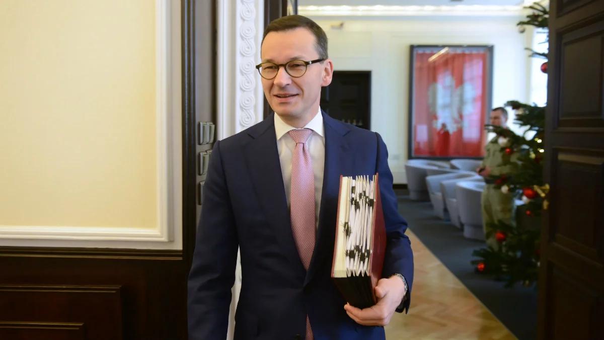 Premier Mateusz Morawiecki: dziękuję za rok zaufania