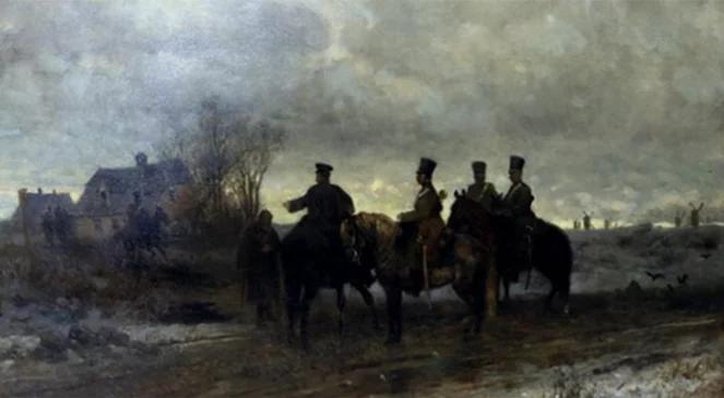 Los obrazu Maksymiliana Gierymskiego „Patrol Polski 1830”