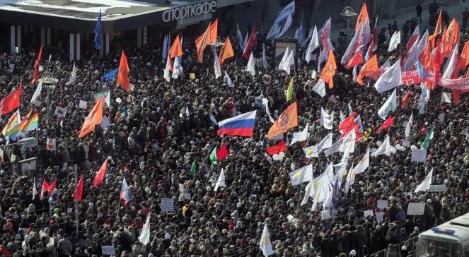 Moskwa: OMON brutalnie rozpędził manifestujących