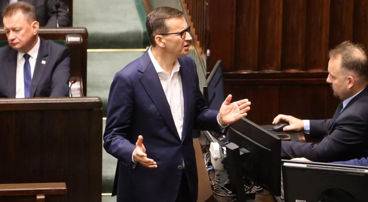 Morawiecki pod ostrzałem. "Ostatnia osoba, która ma prawo komukolwiek wypominać"