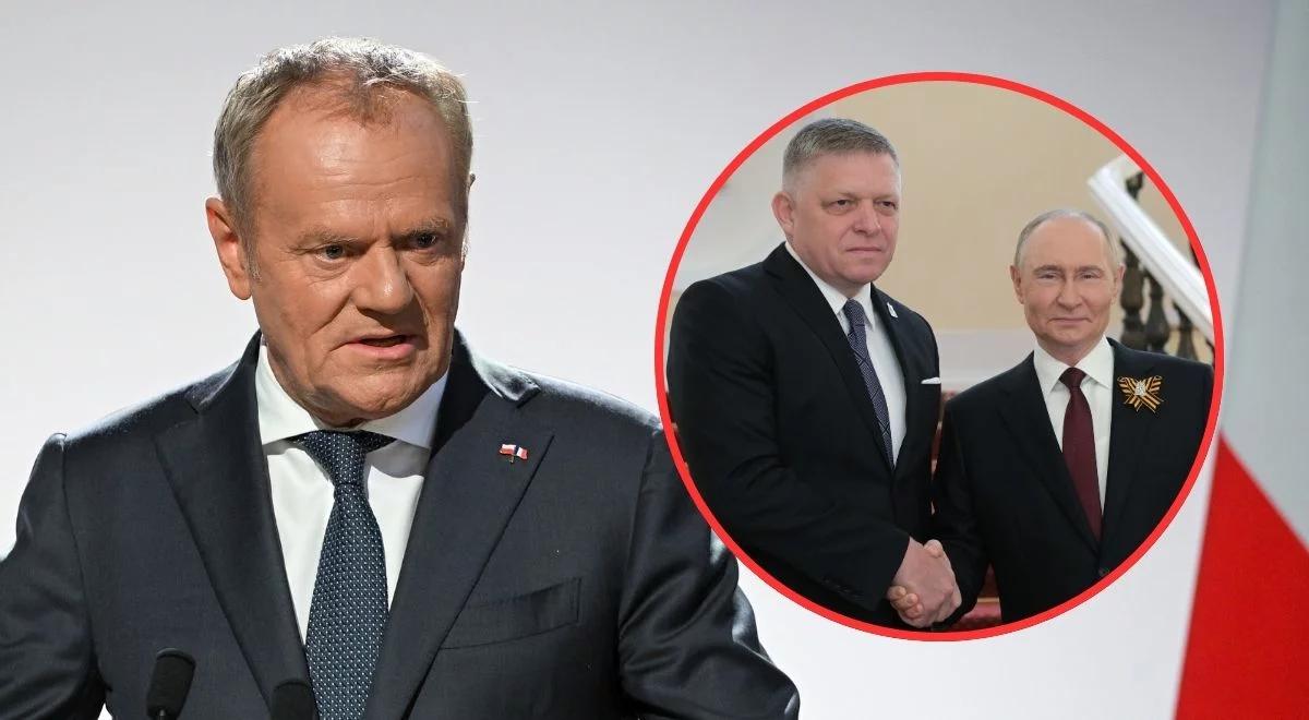 Tusk ostro o premierze Słowacji. "To przynosi wstyd"