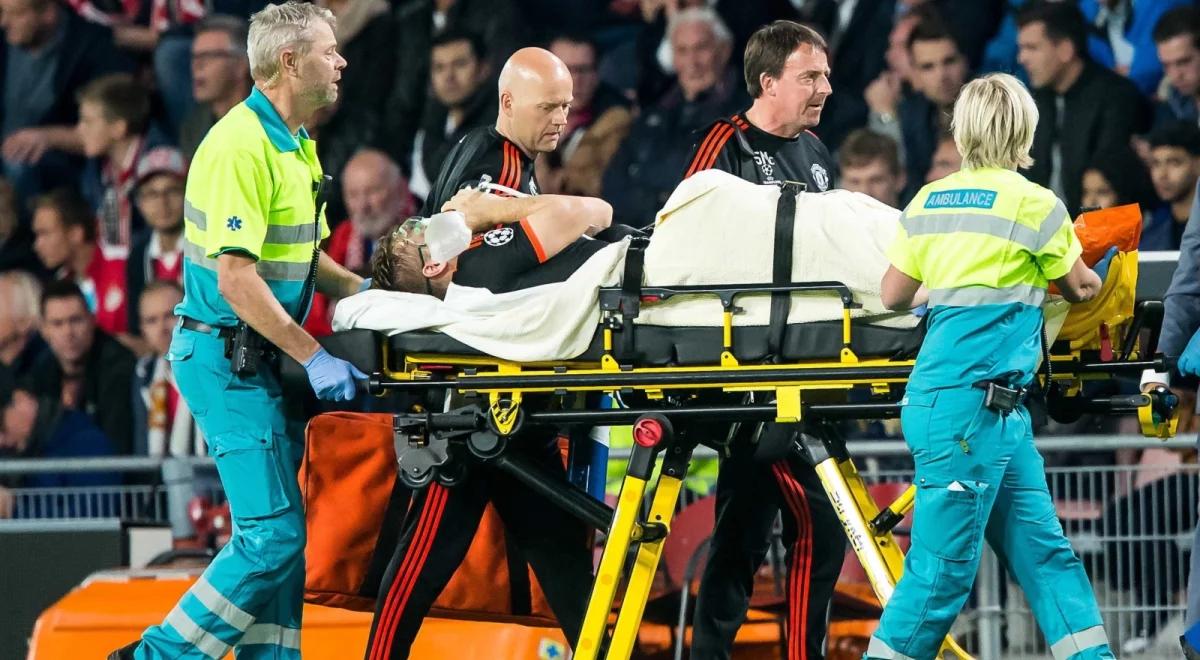 Liga Mistrzów: złamana noga i porażka. Manchester United liczy straty po meczu z PSV