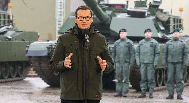 Premier Morawiecki: bezpieczeństwo Polski opiera się na silnej armii i silnych sojuszach