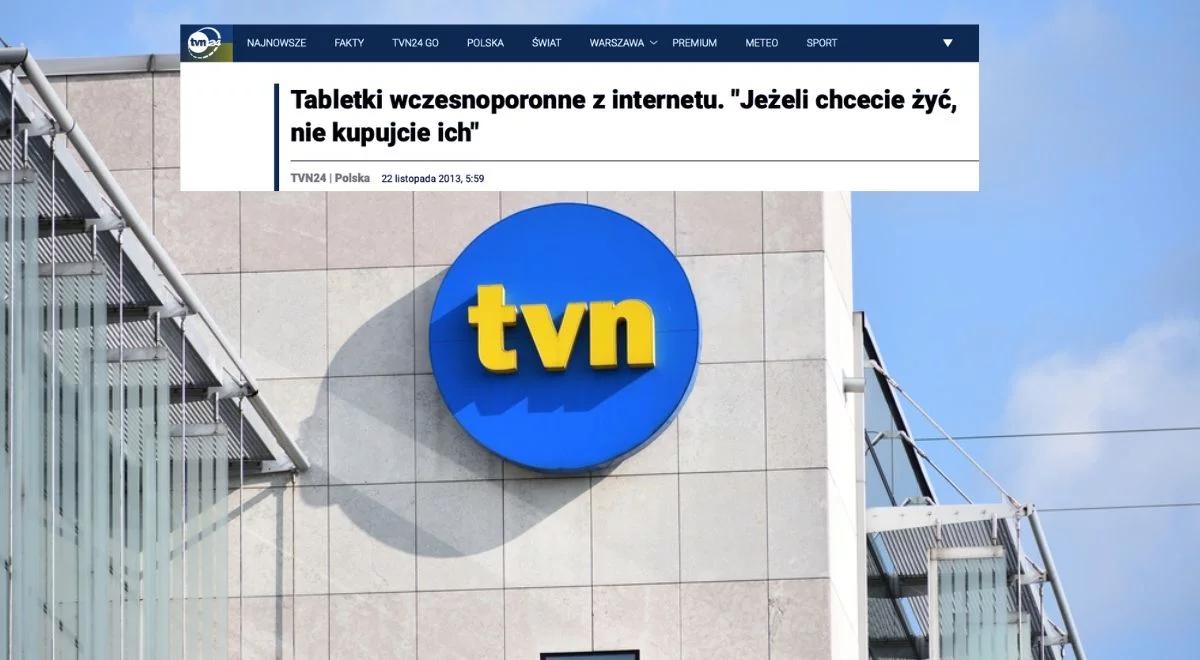 TVN atakuje policję za interwencję ws. tabletek wczesnoporonnych. Wcześniej stacja... sama ostrzegała przed ich użyciem