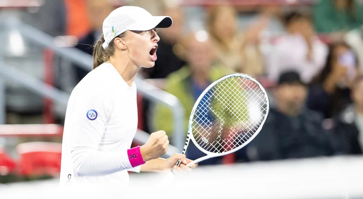WTA Montreal: Iga Świątek pokonała Danielle Collins. "Jestem z siebie naprawdę dumna"