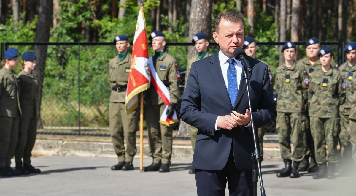 Rozpoczęcie roku szkolnego w klasach mundurowych. Szef MON: Wojsko Polskie musi być silne