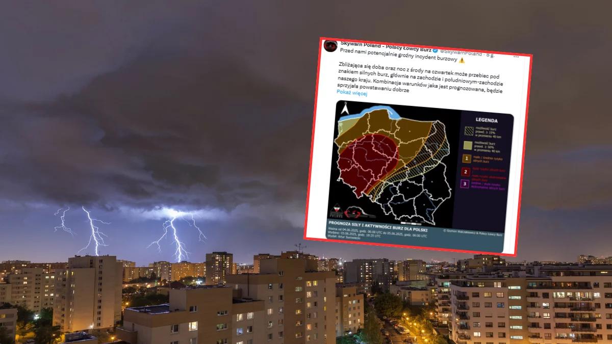 Burza z trąbami powietrznymi z Niemiec uderzy w Polskę. "Ogromna siła"