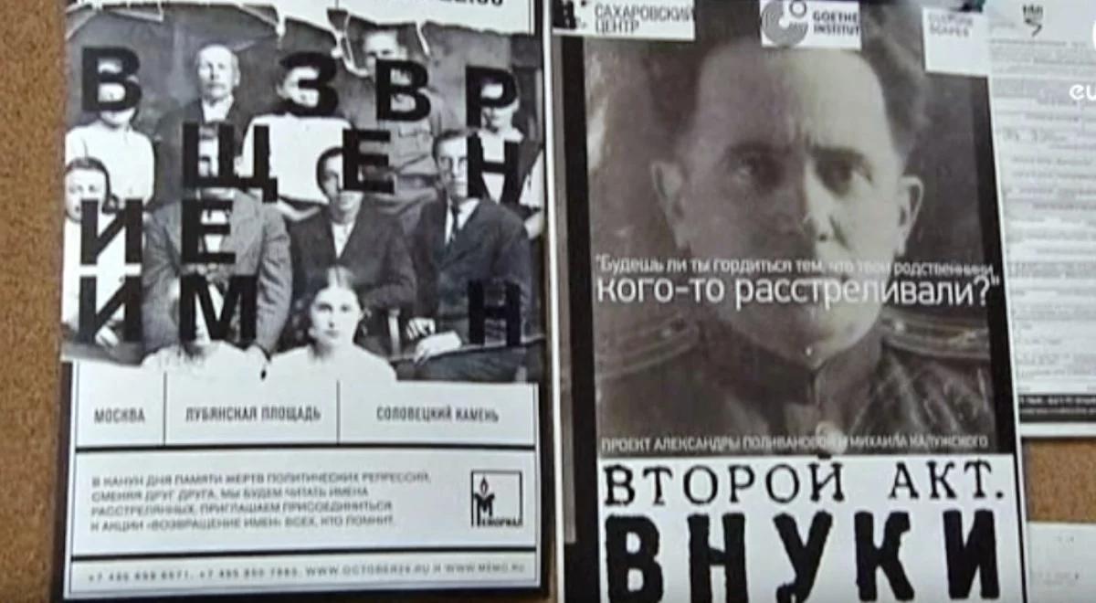 Rosja: represje wobec Memoriału, który bada zbrodnie Stalina i broni praw człowieka