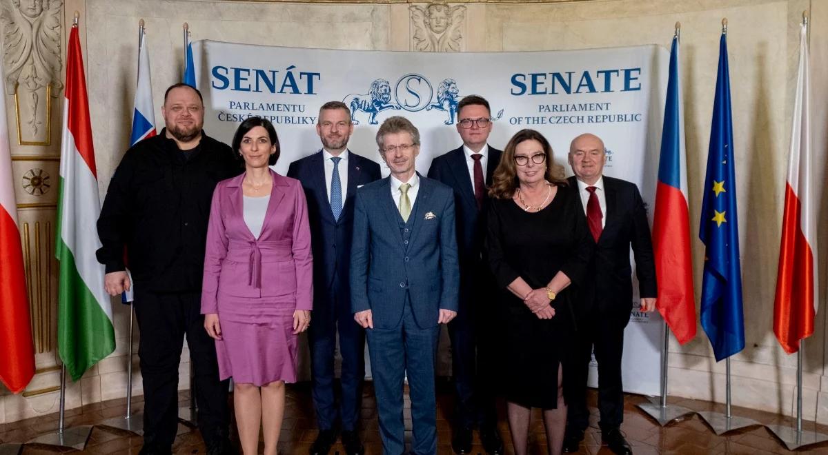 Marszałkowie Sejmu i Senatu w Pradze. Kolejne spotkanie w ramach V4. Dołączy także Ukraina