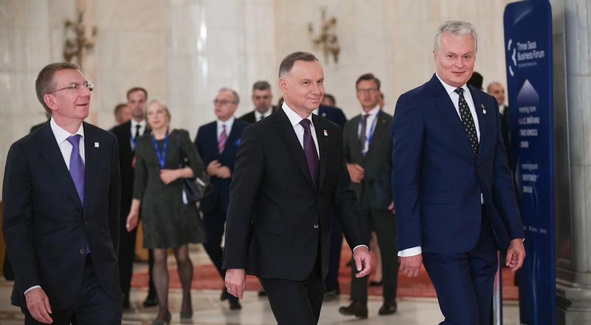 Prezydent Andrzej Duda w Bukareszcie mówił o sile Trójmorza. Zachęcał biznesmenów do inwestycji