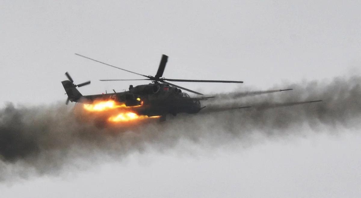 Śmigłowce ostrzelały lotnisko wojskowe pod Kijowem. Straty także po stronie Rosji